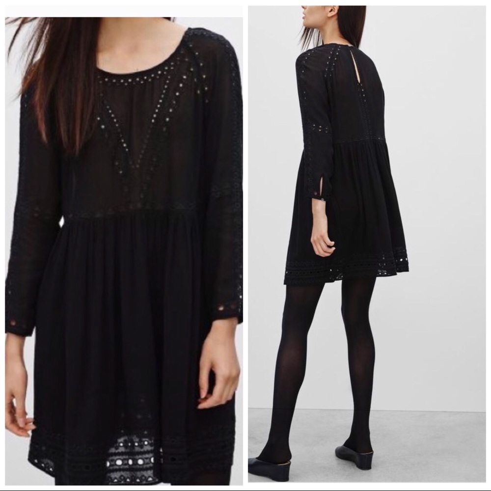 Aritzia Wilfred Black Dress